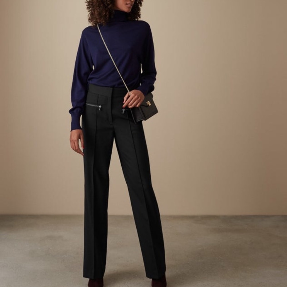 Reiss black dress pants